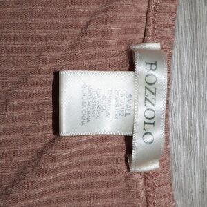 Bozzolo Women's Ribbed Crop Top - Brown